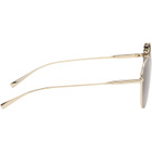 Gucci Gold Pilot Sunglasses