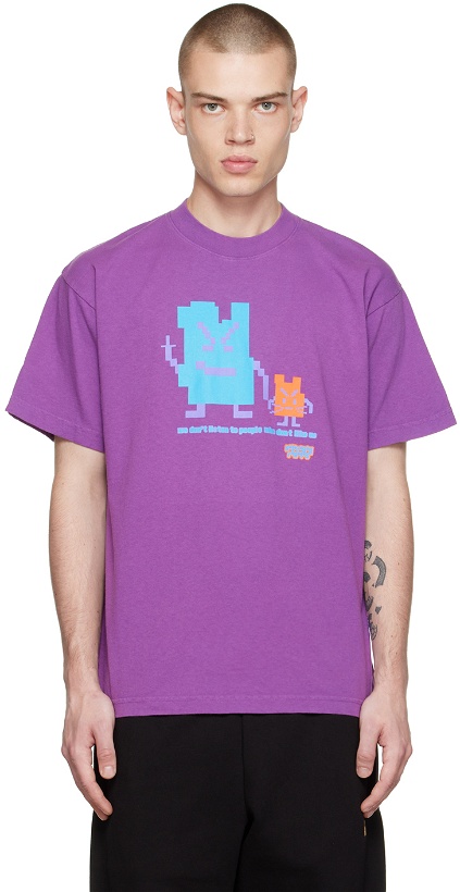 Photo: Stray Rats Purple Listen T-Shirt