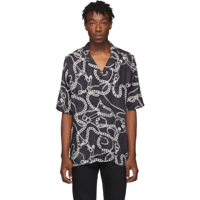 Photo: Ksubi Black Heavy Metal Resort Shirt