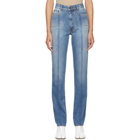 Maison Margiela Indigo Slim Seamed Jeans