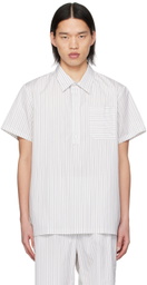 Mark Kenly Domino Tan Studio White Sidney Shirt