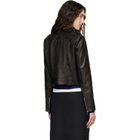 KHAITE Black Cordelia Leather Jacket