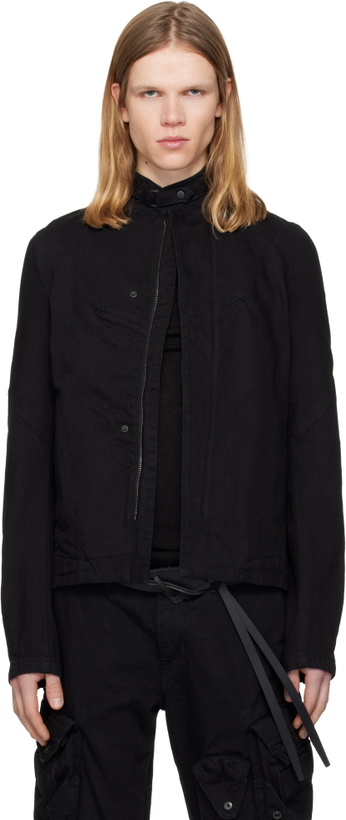 Photo: Julius Black Prism Biker Denim Jacket