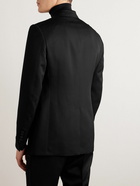 TOM FORD - Shelton Grain de Poudre Wool and Mohair-Blend Tuxedo Jacket - Black