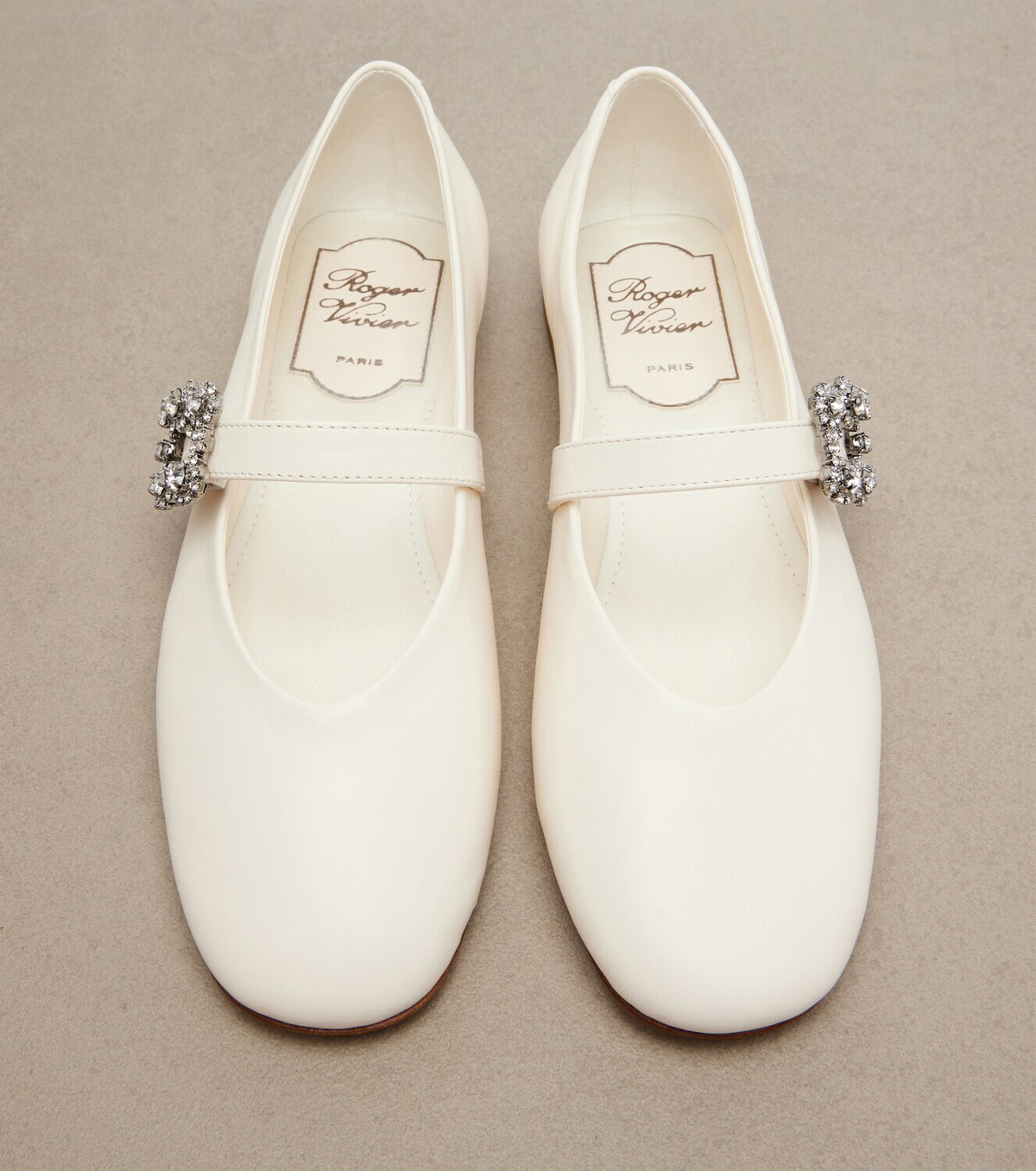 Roger Vivier Roundytoe leather ballet flats