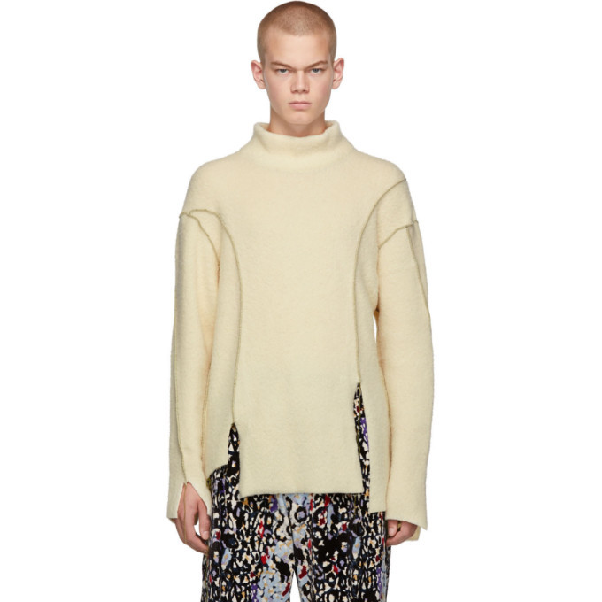 Photo: Sulvam Off-White Mock Turtleneck