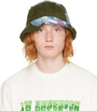 JW Anderson Khaki Pigeon Bucket Hat