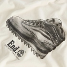 END. x Timberland T-Shirt in White Sand
