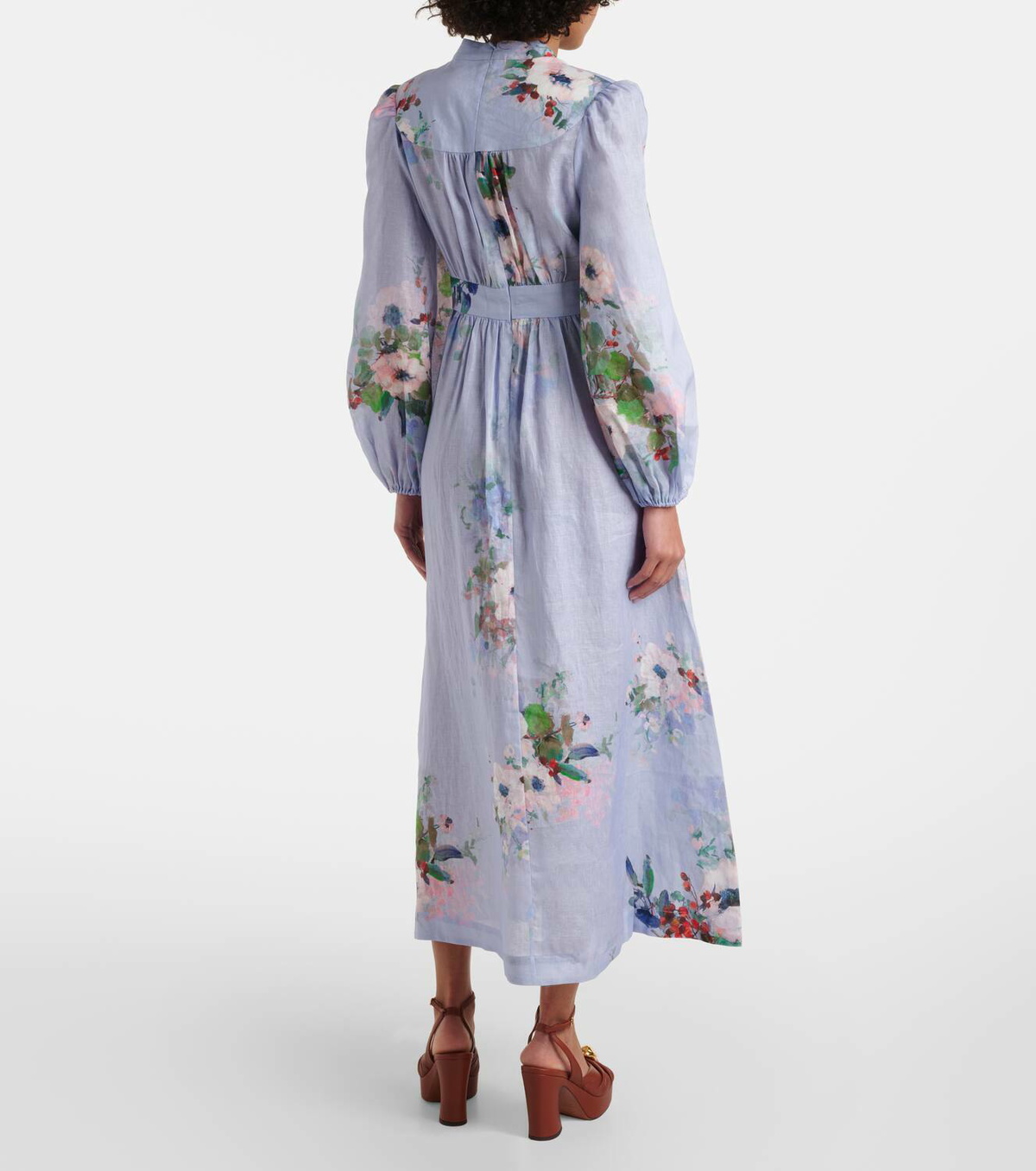 Zimmermann Everley linen midi dress