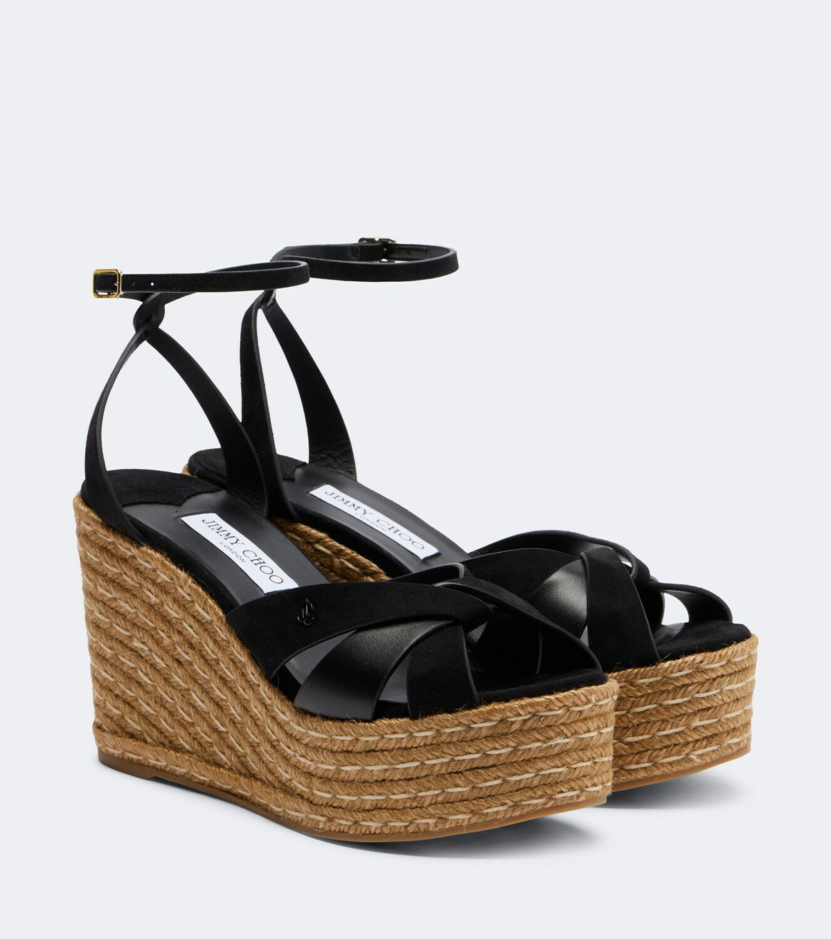 Jimmy Choo Korra suede wedge sandals