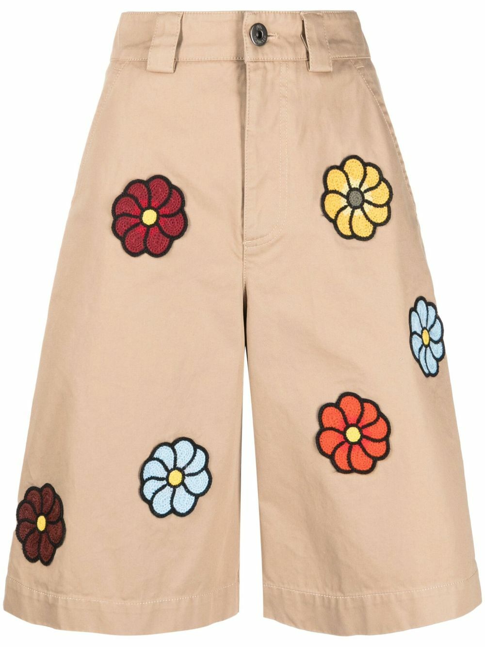 新品 モンクレール×JW ANDERSONマクラメフラワーショートパンツ S Moncler Genius 1 Moncler JW Anderson Beige Floral Shorts