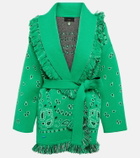 Alanui - Bandana cashmere cardigan