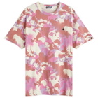 A Bathing Ape Women's Map Camo Oversized T-Shirt in Pink