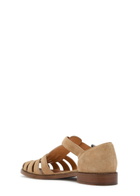 Church's Kelsey Woven Suede Sandals Cream