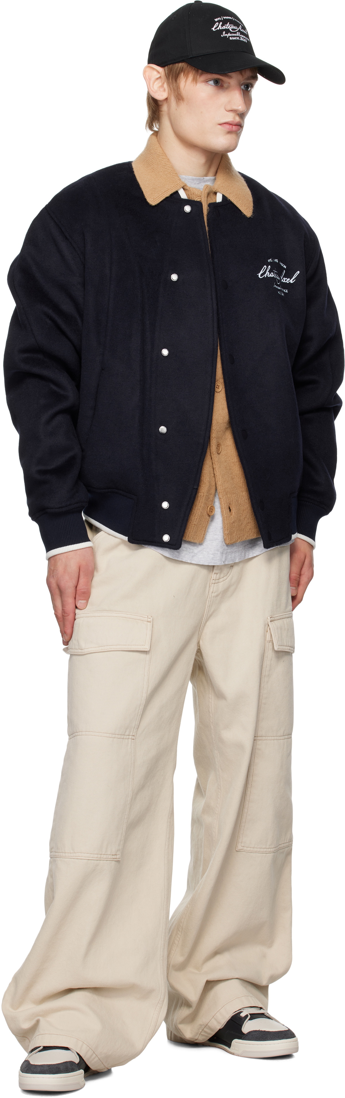 Axel Arigato Navy Chateau Axel Bomber Jacket
