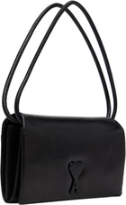 AMI Paris Black Voulez-Vous Wallet On Strap Bag