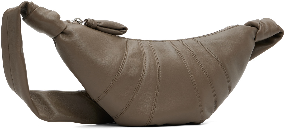 LEMAIRE Khaki Small Croissant Bag