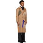 Raf Simons Beige Sterling Ruby Edition Patches Coat