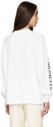 Moncler Genius White Crewneck Long Sleeve T-Shirt
