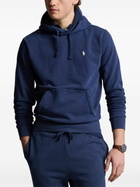 Polo Ralph Lauren Blue Polo Pony-Embroidered Cotton Hoodie