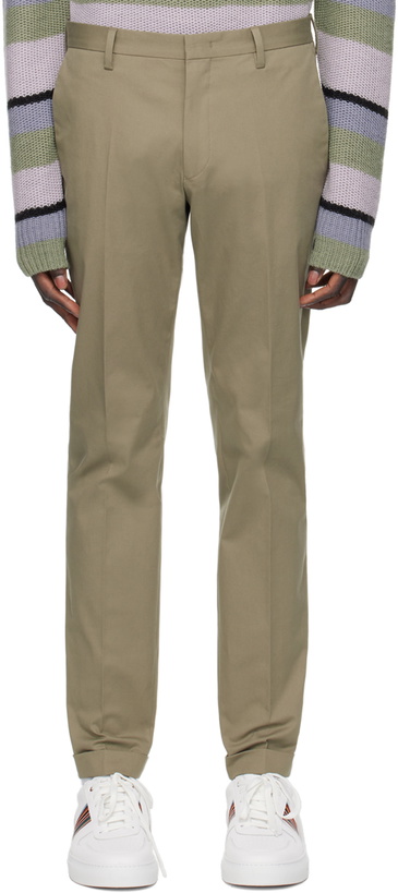 Photo: Paul Smith Khaki Four-Pocket Trousers