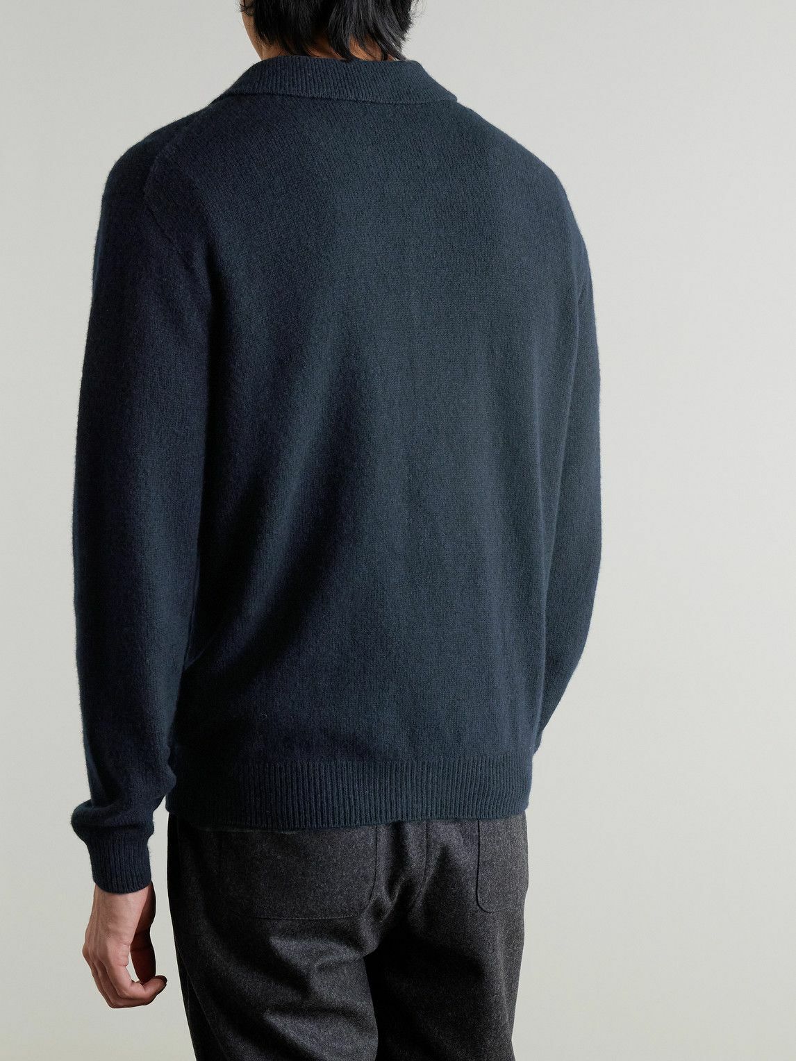 Sunspel - Wool Cardigan - Blue