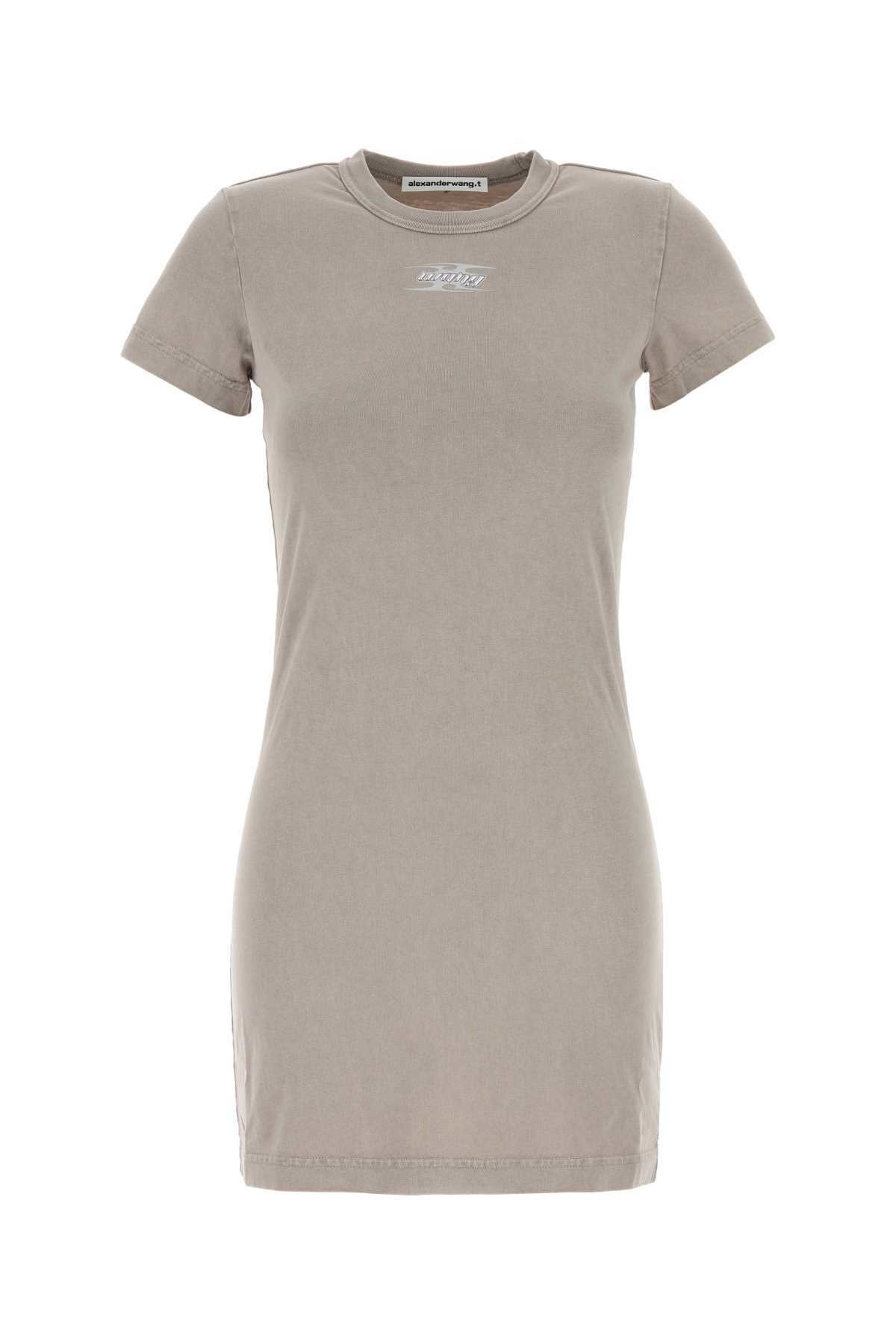 ワンピース T BY ALEXANDER WANG Dark Grey Stretch Polyester Mini Dress Alexander Wang T T By Alexander Wang Dark Grey Stretch
