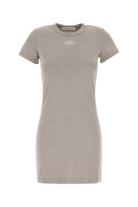 Photo: T by Alexander Wang Light Pink Cotton T-shirt Mini Dress