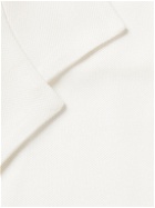 Hamilton And Hare - Camp-Collar Cotton-Piqué Shirt - White