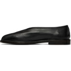 LEMAIRE Black Flat Piped Slippers
