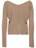 JACQUEMUS Le Maille Pralù Viscose Knit Top