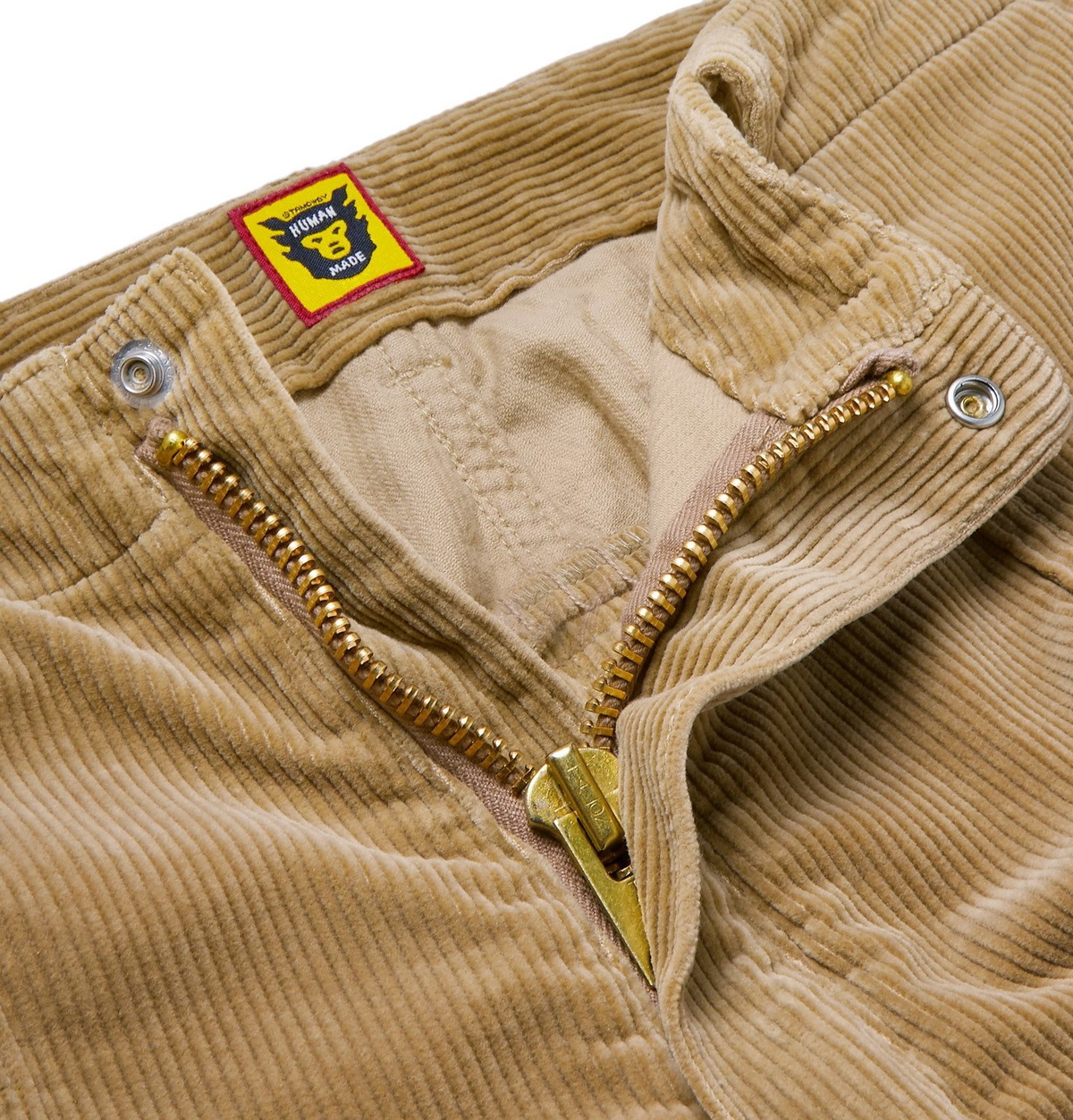 Human Made - Buckle and Zip-Detailed Cotton-Corduroy Trousers