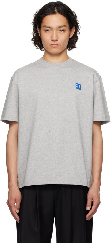 Photo: ADER error Gray Sig; TRS Tag 01 T-shirt