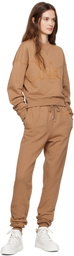 Chloé Brown Generous Sweatpants