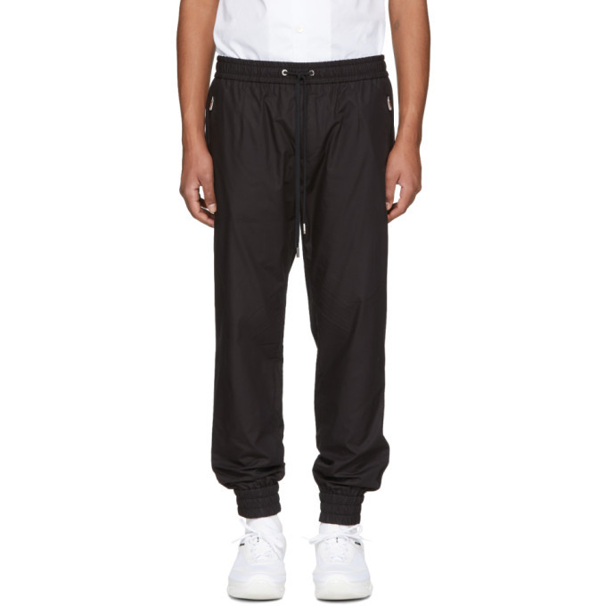 Photo: Dolce and Gabbana Black Poplin Track Pants