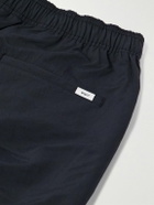 WTAPS - Straight-Leg Logo-Embroidered Nylon Trousers - Blue
