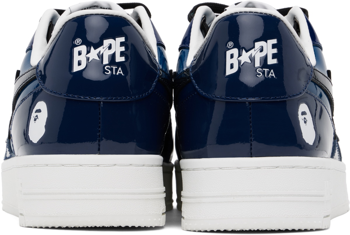 ytasJJJJound × BAPE STA \"Navy\" 27.5cm A Bathing Ape Bape Sta JJJJound White Navy Men's - 1I73-291-911