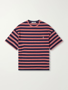 Jil Sander - Striped Cotton-Jersey T-Shirt - Red
