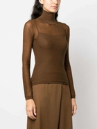 MAX MARA - Semi-sheer Turtleneck Jumper