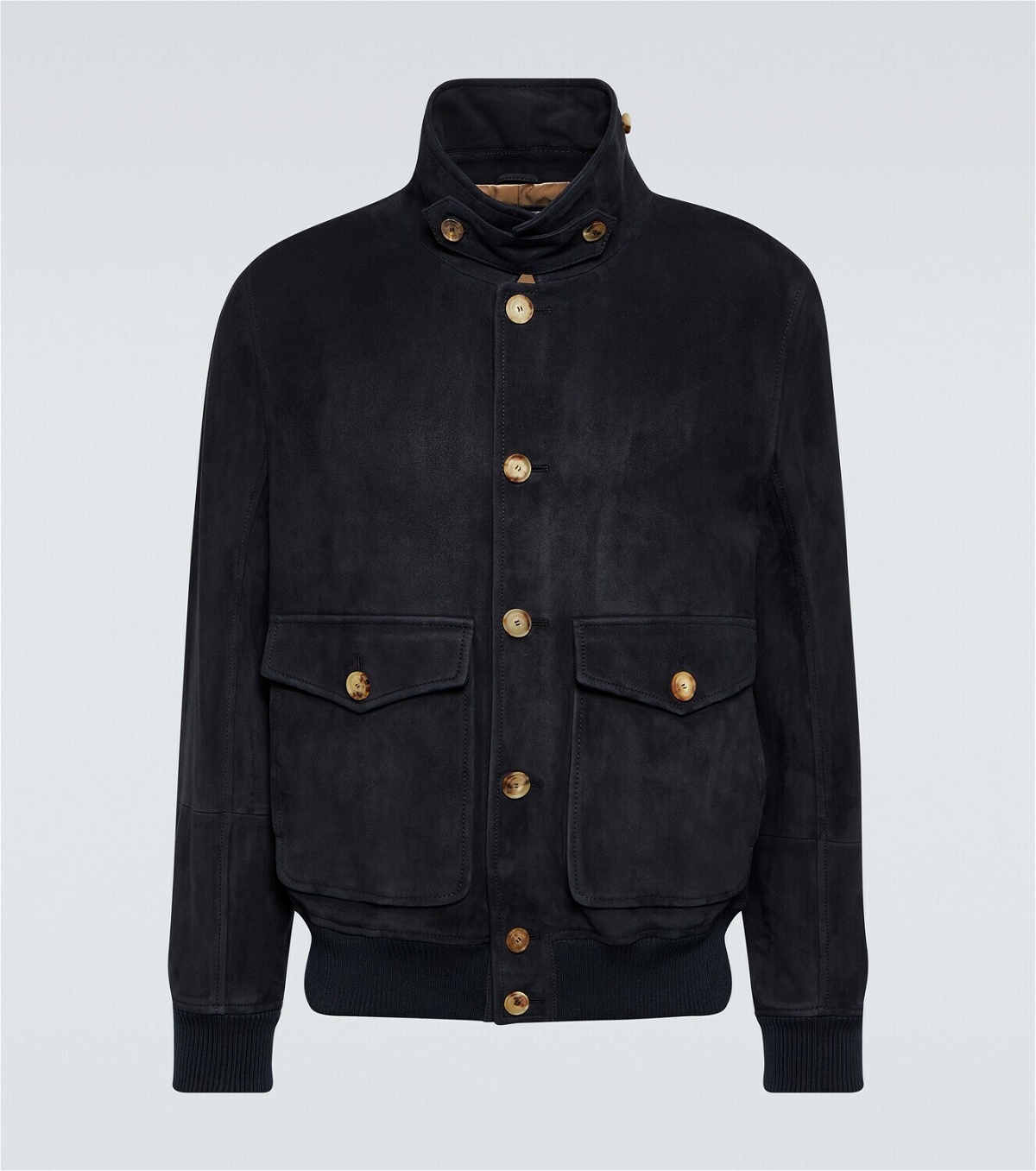 Brunello Cucinelli Suede leather jacket