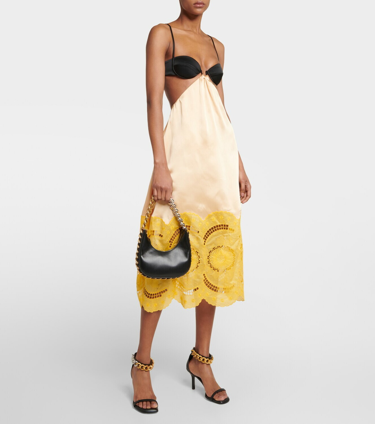 Stella McCartney - Embroidered cutout gown Stella McCartney