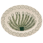 HAY x Emma Kohlmann La Pittura Oval Serving Platter in Olive Grove 