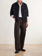 De Bonne Facture - Architect Striped Cotton-Poplin Shirt - White