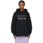 Marc Jacobs Black New York Magazine Edition Embellished Logo Hoodie