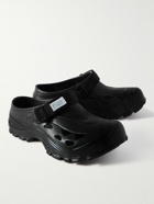 Suicoke - Mok Injection Webbing-Trimmed EVA Rubber Mule - Black