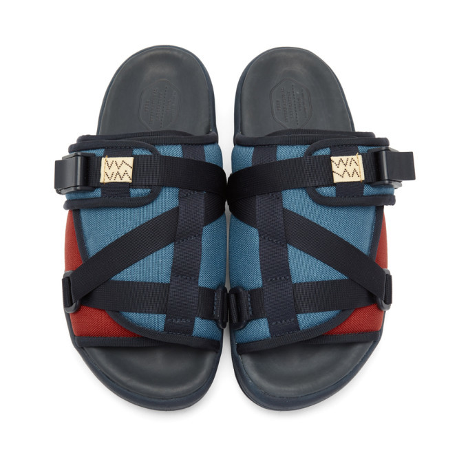 Visvim Blue Christo 2-Tone Sandals Visvim