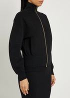 Joseph Sable Milano-knit Bomber Jacket Black
