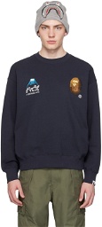 BAPE Navy Souvenir Sweatshirt