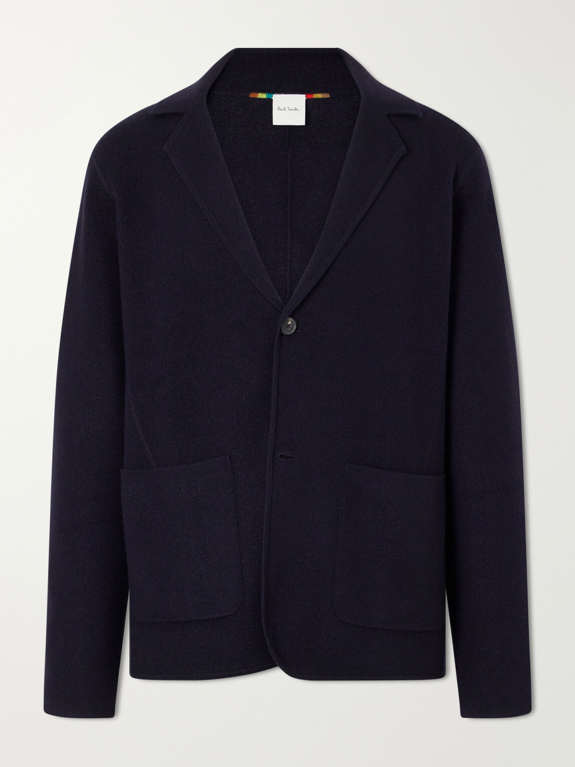 Paul Smith - Knitted Merino Wool Blazer - Blue