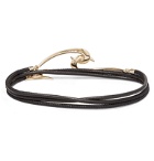 Shaun Leane - Leather and Gold Vermeil Wrap Bracelet - Gold